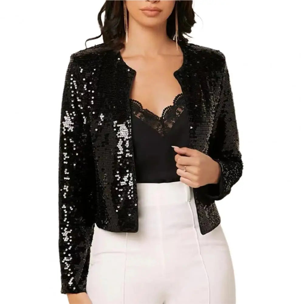 Jaqueta feminina - Blazer com lantejoulas