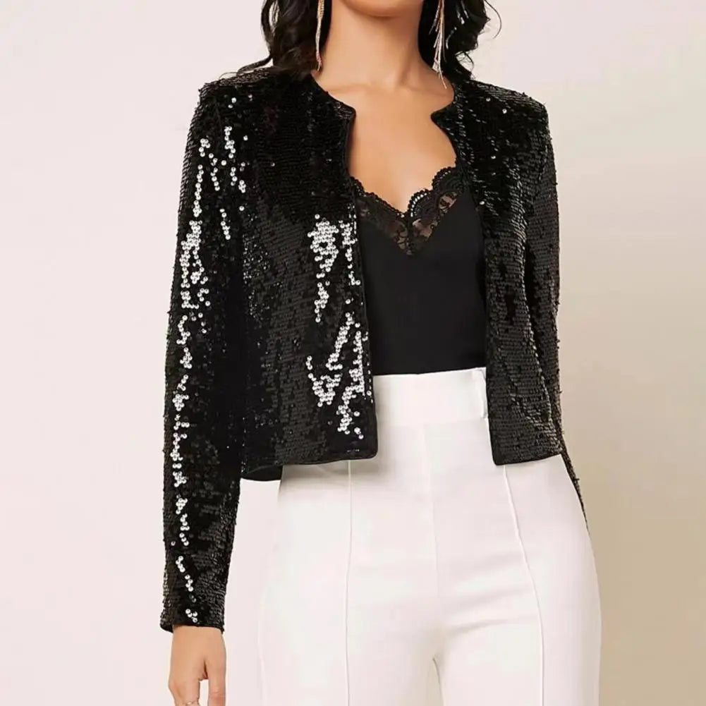Jaqueta feminina - Blazer com lantejoulas